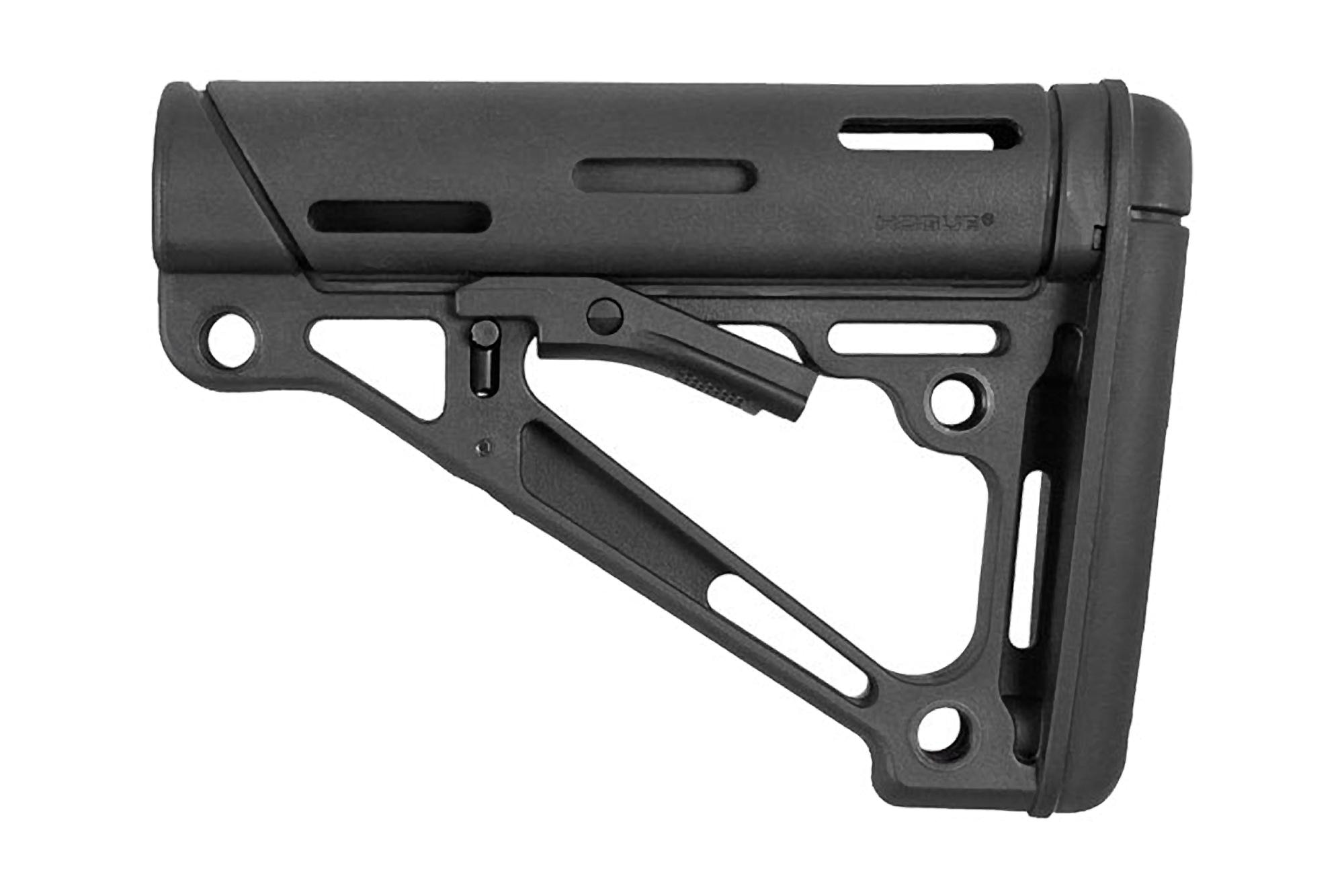 Hogue Mil-Spec OverMolded Collapsible Buttstock - Black